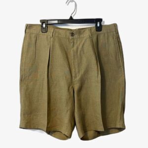 Ralph Lauren Tan Linen Shorts Sz 38